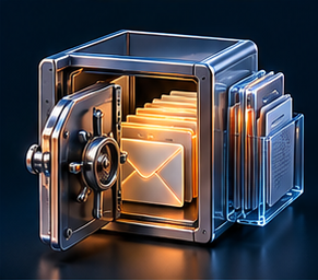 Illustration: E-Mails bleiben Teil der Akte